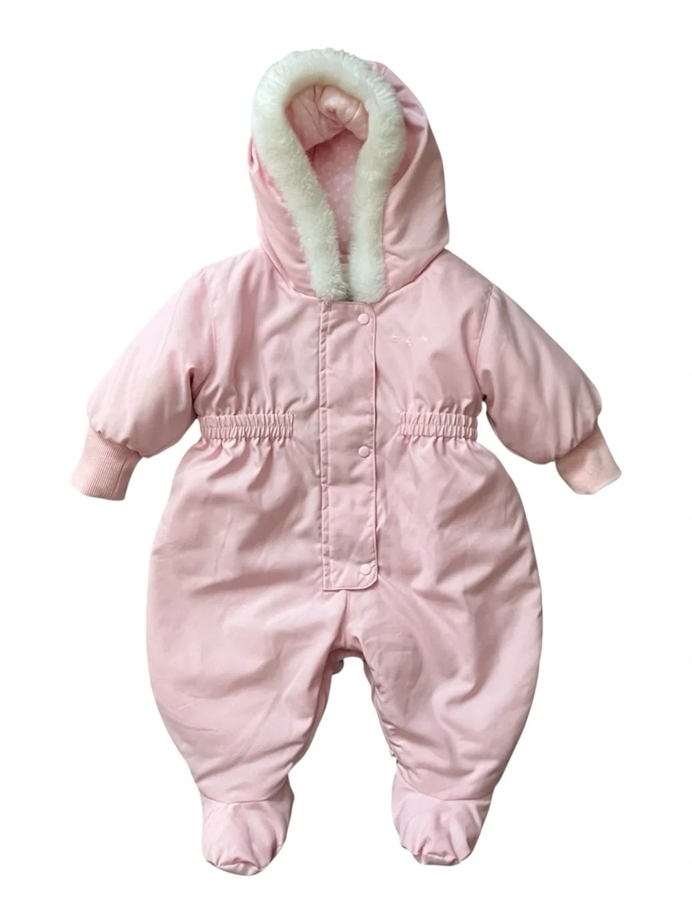 Vintage 90s Pink Baby Snowsuit
